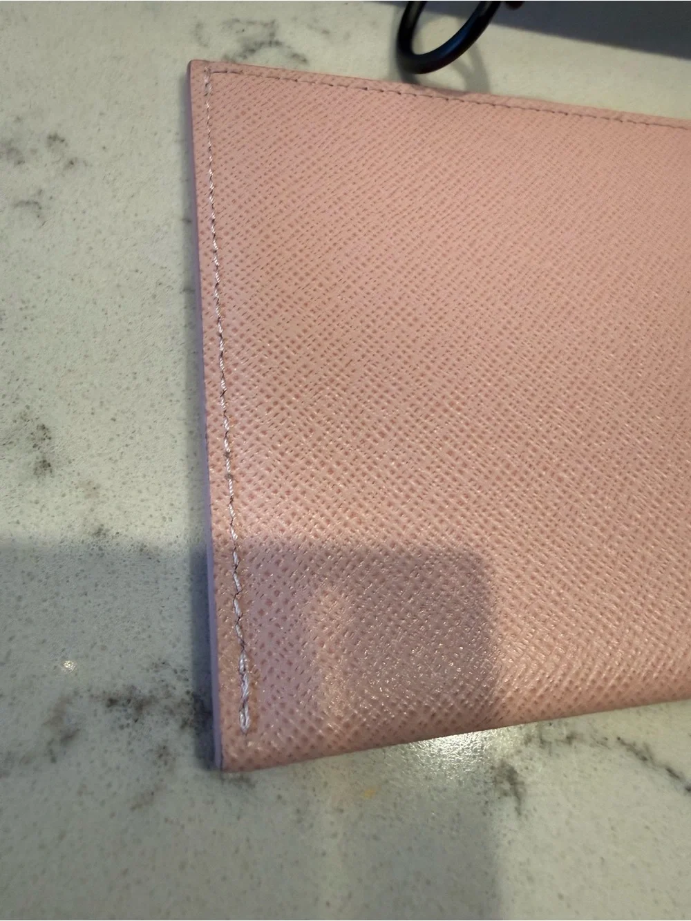 Louis Vuitton Pink Card Holder with Damier Azur Zip Pouch